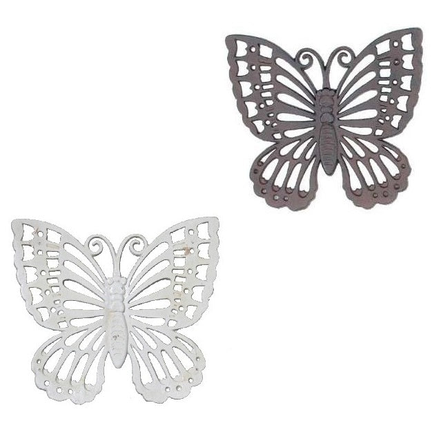 Butterfly Cast Iron Garden Stepping Stone (Available in 2 Colors)