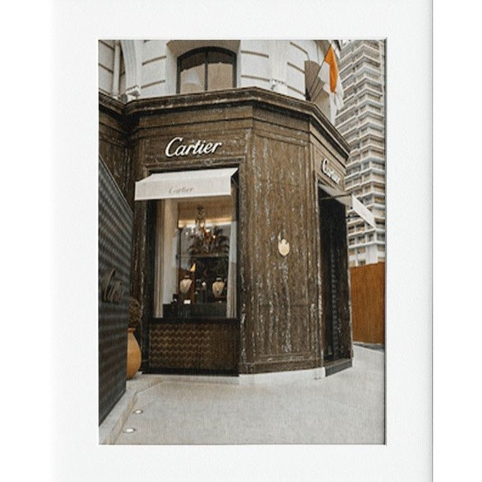 Cartier SF Gold Mounted Print Wall Decor - 40x50cms