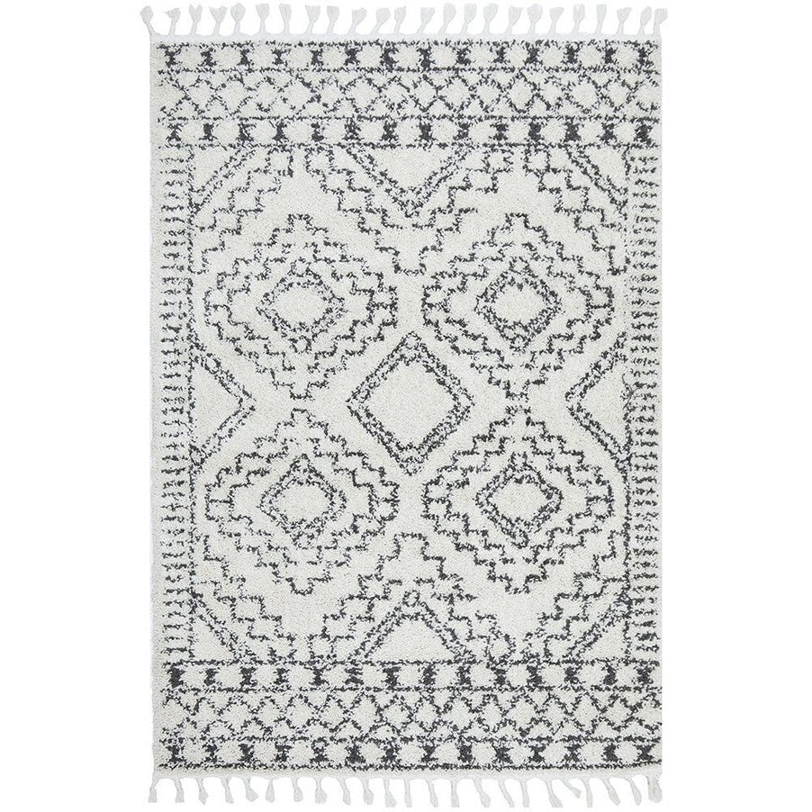 Casablanca Fez Natural Stain-Resistant Rug - 170x120cms