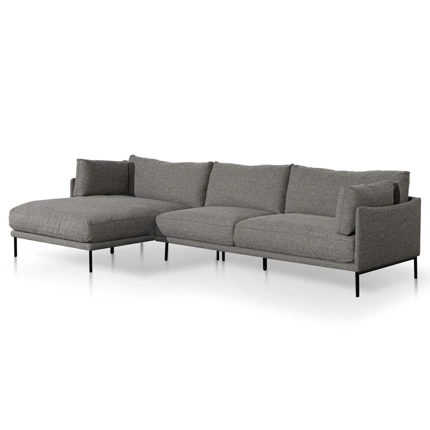 Casual Comfort 4-Seater Left Chaise Fabric Sofa