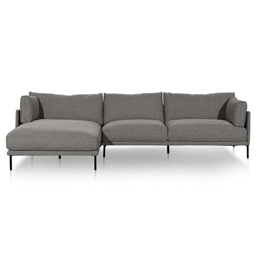 Casual Comfort 4-Seater Left Chaise Fabric Sofa