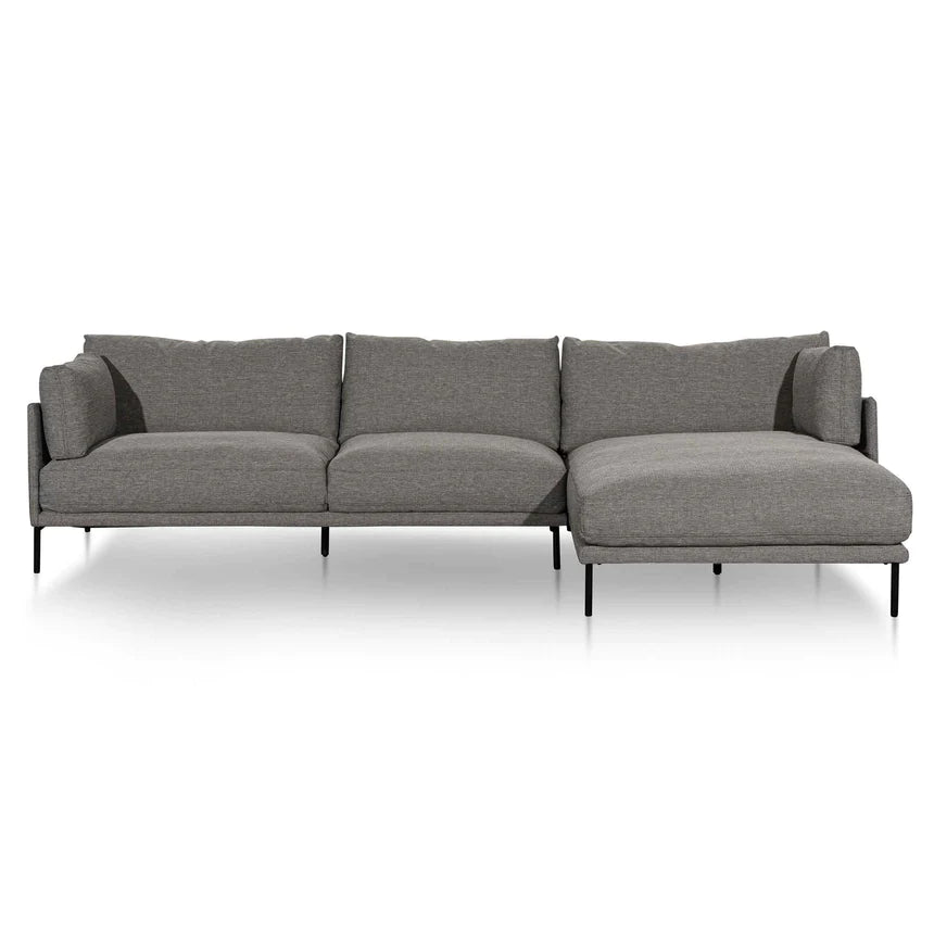 Casual Comfort 4-Seater Right Chaise Fabric Sofa