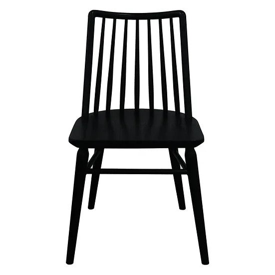 Casual Luxury Dining Chair - Set of 2 - Black