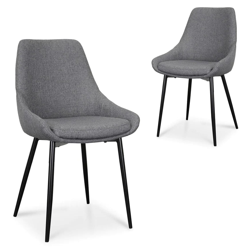 Cedar Serenity Dining Chair - Dark Grey (Set of 2)