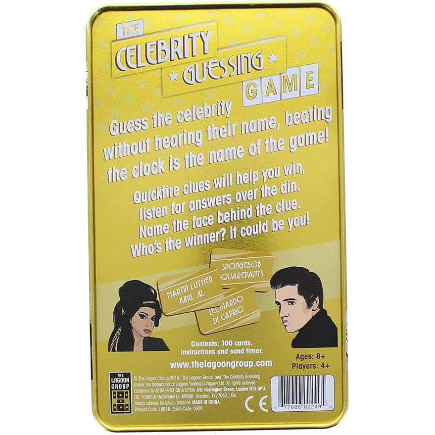 Celebrity Guessing Game Tin