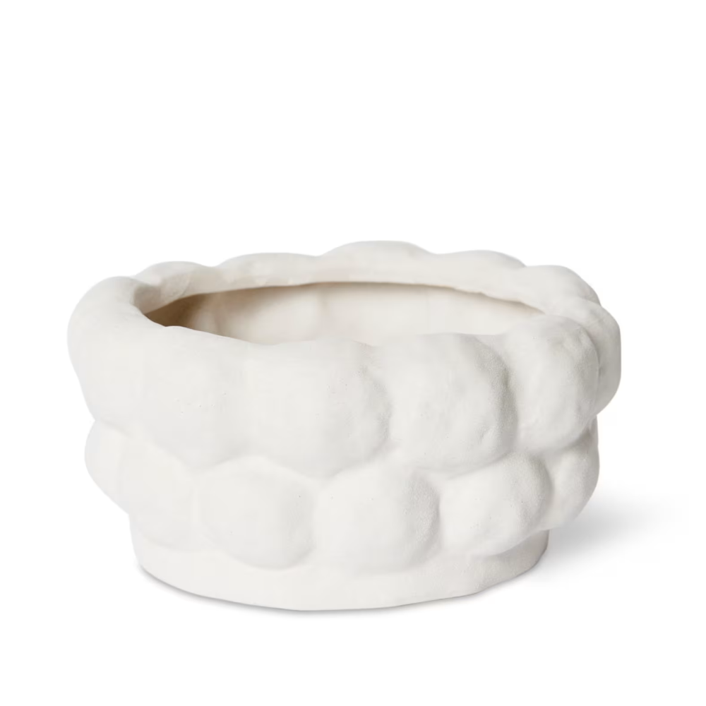 Ceramic Kehlani Planter Pot - White - Available in 2 Sizes