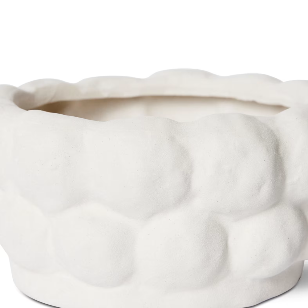 Ceramic Kehlani Planter Pot - White - Available in 2 Sizes