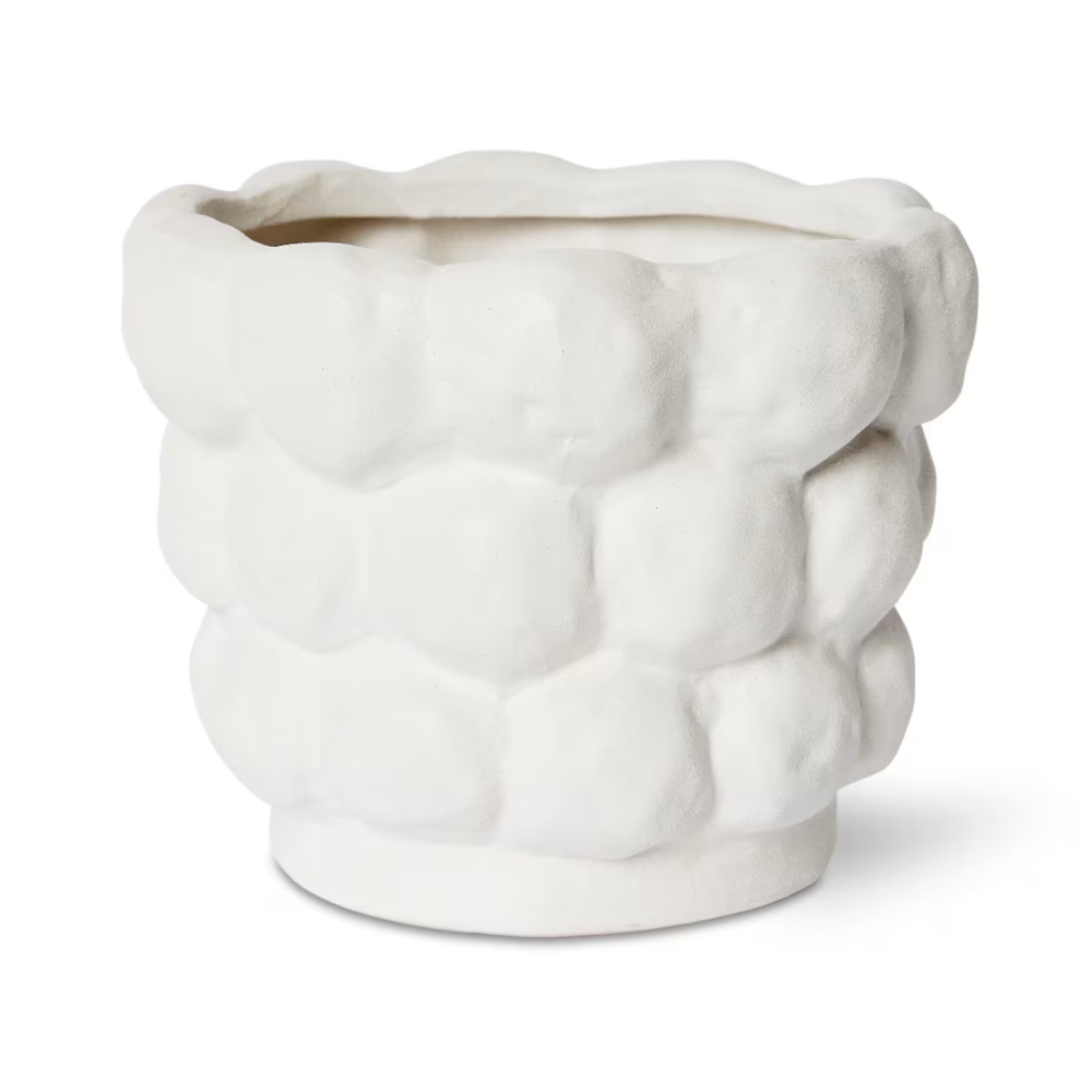 Ceramic Kehlani Planter Pot - White - Available in 2 Sizes