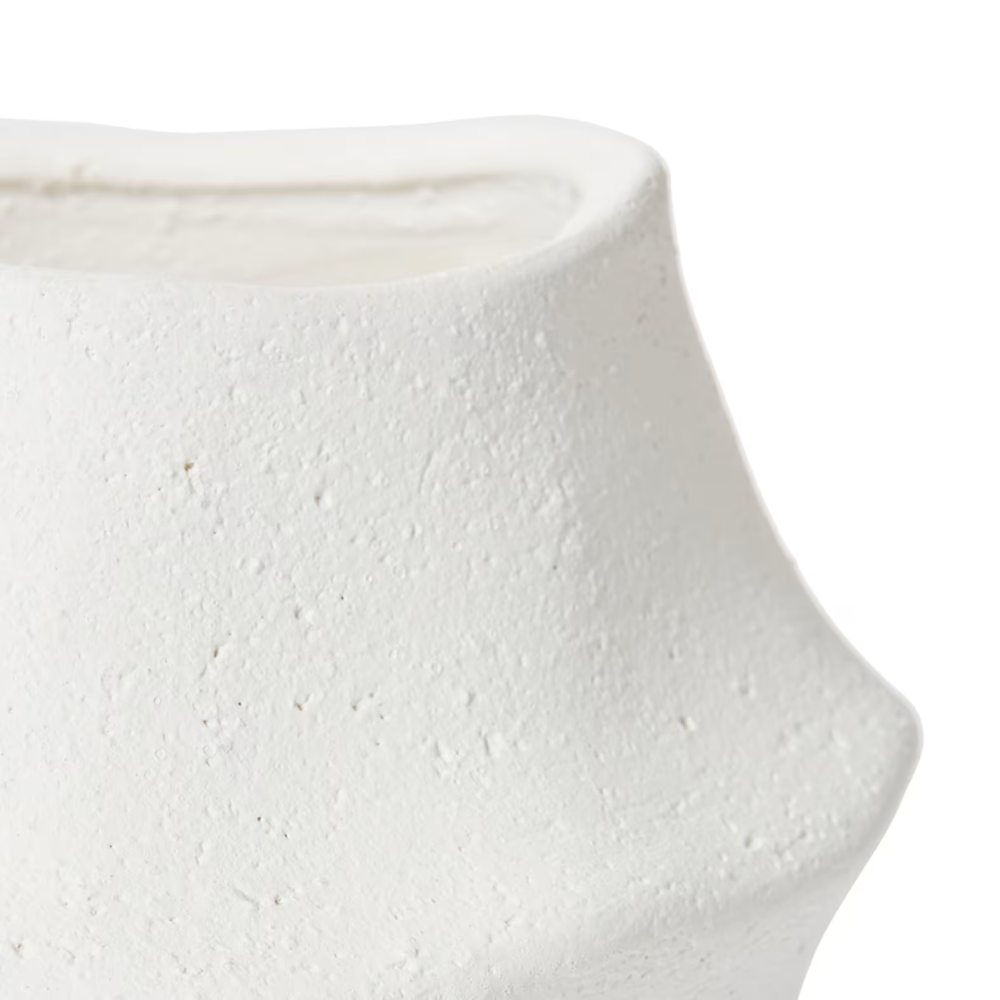 Ceramic Tamielia Plant Pot - White- Available in 2 Sizes