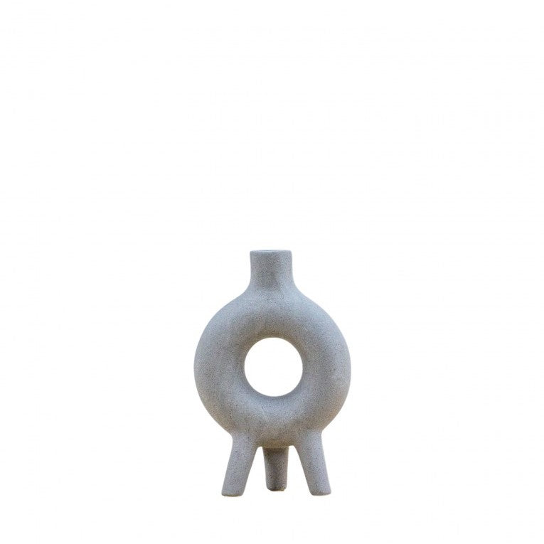 Ceramic Vase in Grey and Antique White Tones (Available in 2 Colors)