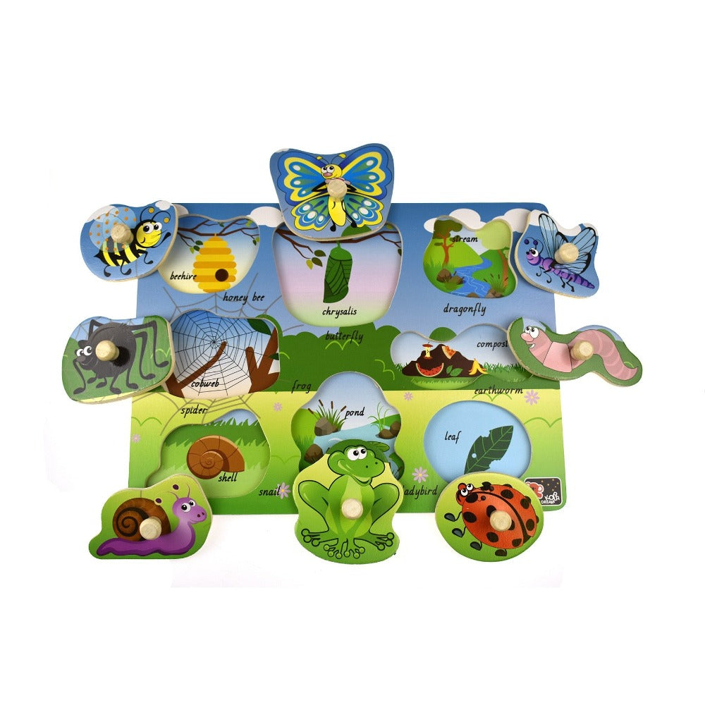 Challenge Little Minds 2 in 1 Insects Puzzle