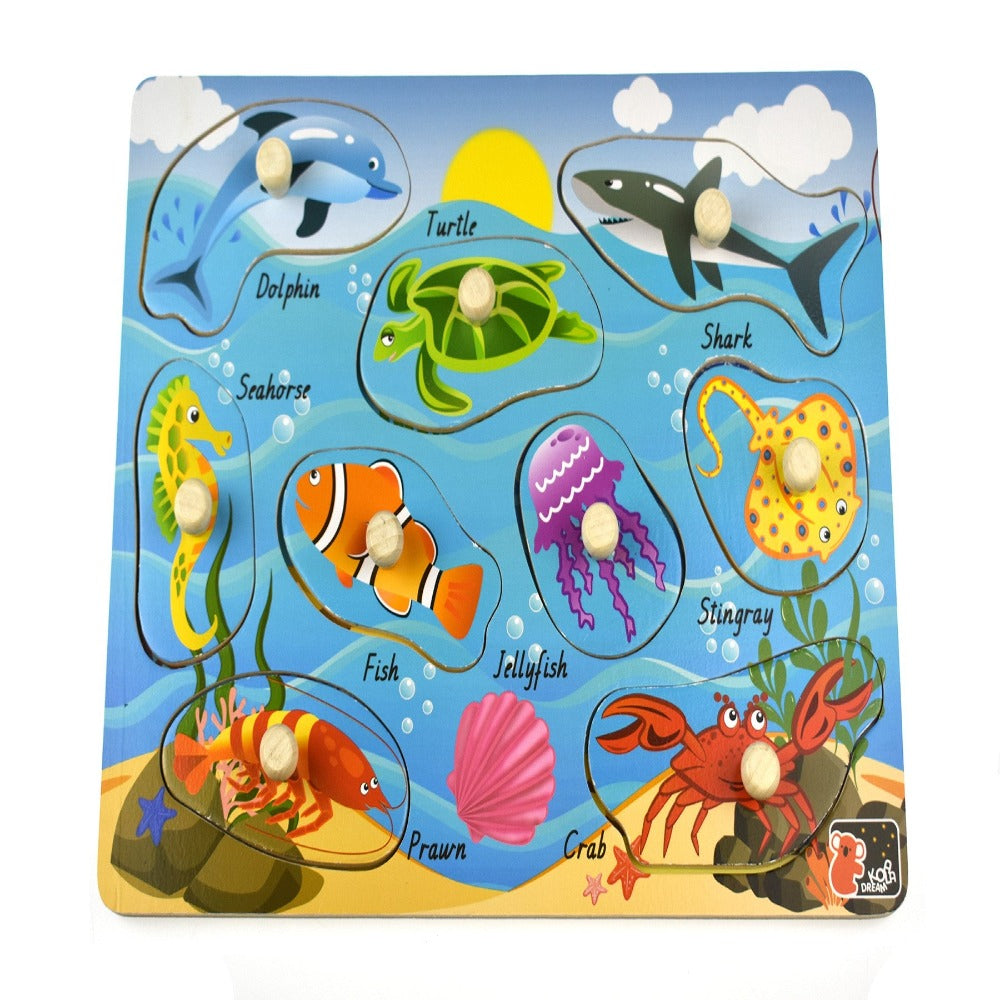 Challenge Little Minds 2 in 1 Sea Animals Puzzle