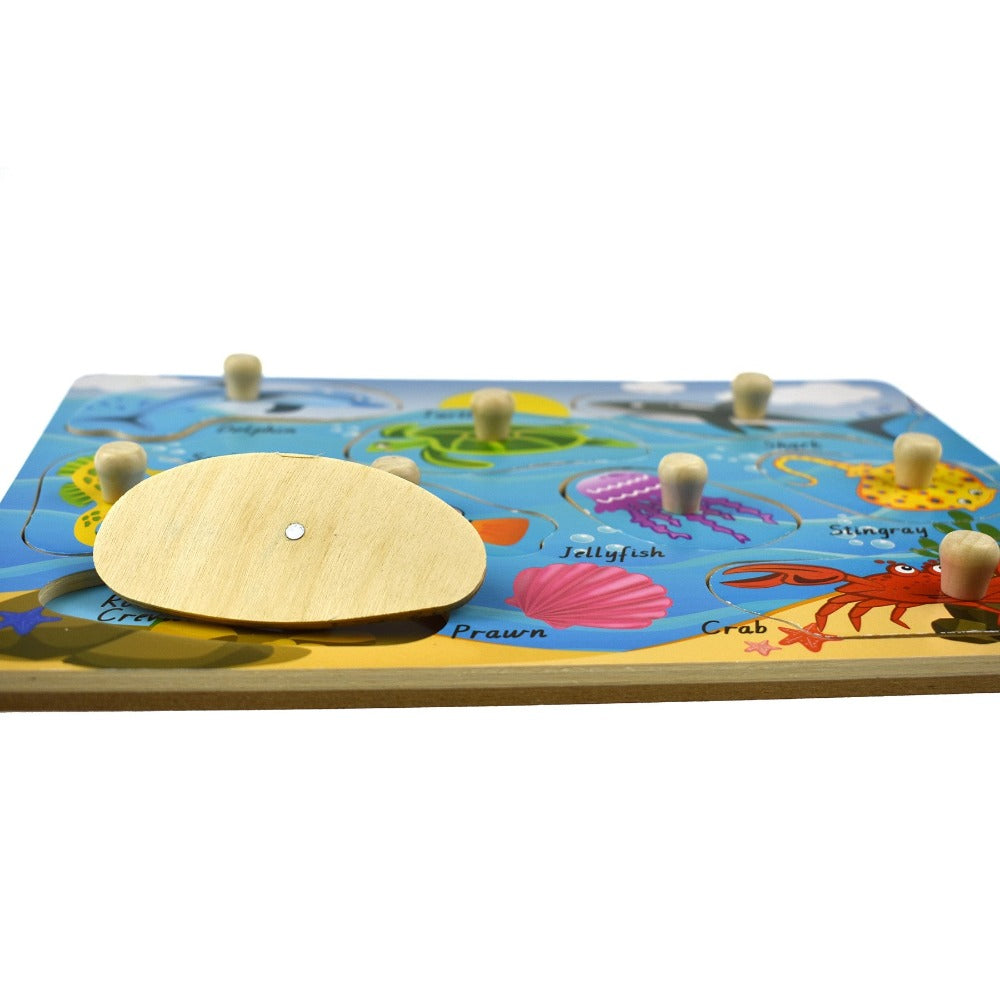 Challenge Little Minds 2 in 1 Sea Animals Puzzle