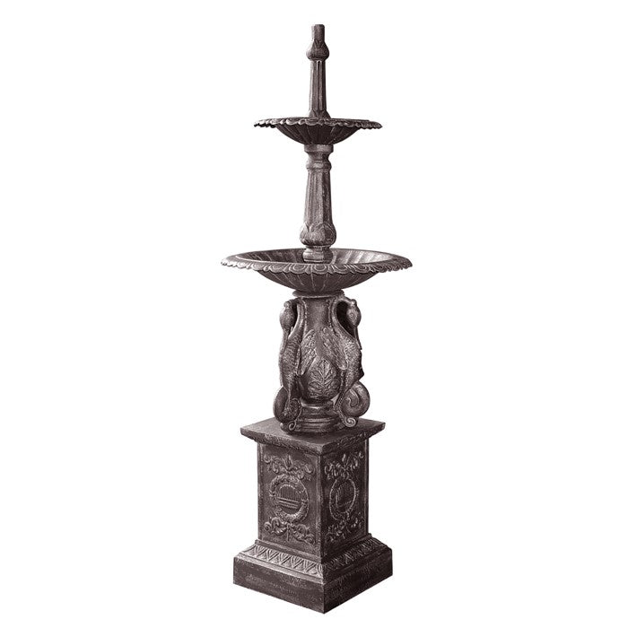 Charming 2-Tier Square Stand Fountain (Available in 3 Colors)