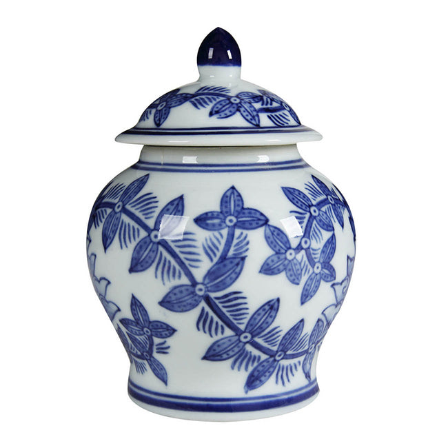 Charming Aline Butterfly Lidded Vase - 13.97cm