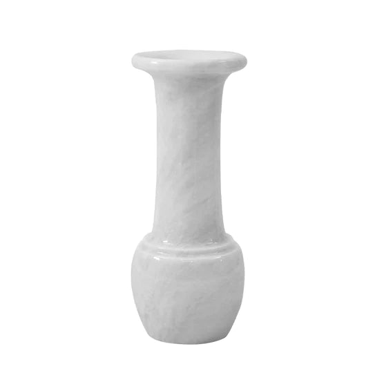 Charming Marble Long Neck Vase 25cm - Available in 4 Colors