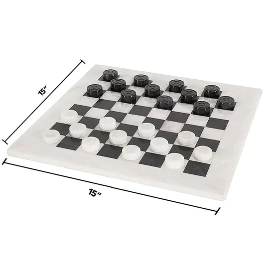 Checkers Set Peg Solitaire 38cm