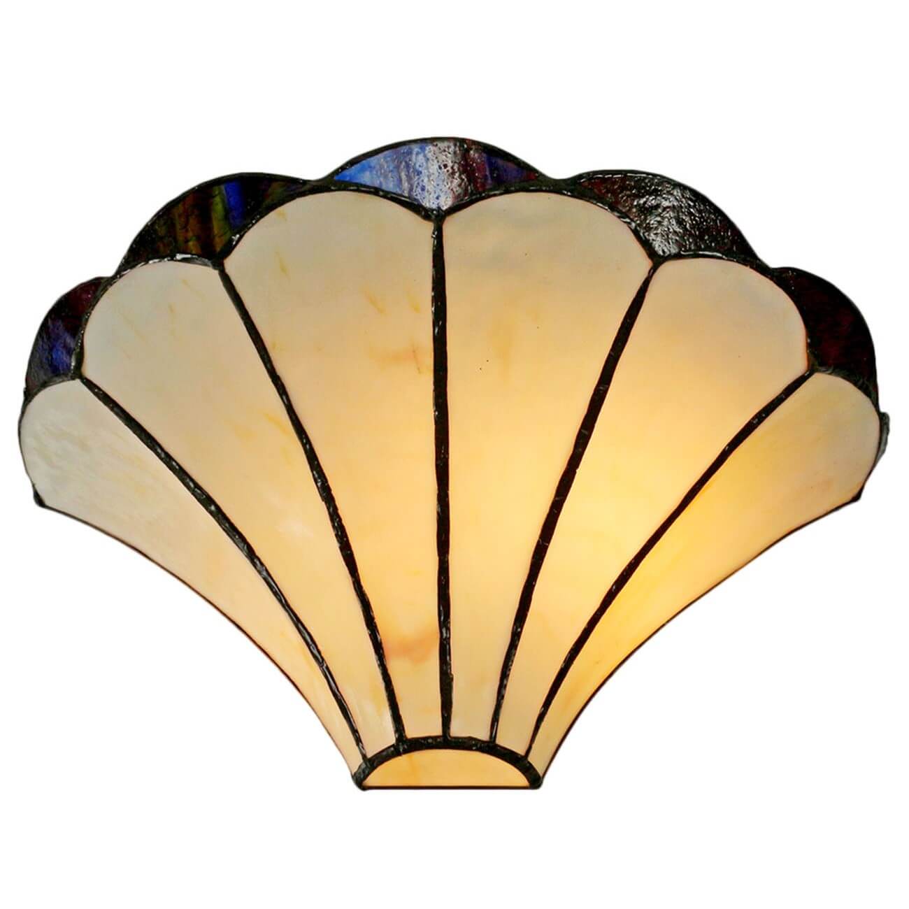 Chevron Stripes Tiffany Stained Glass Wall Lamp