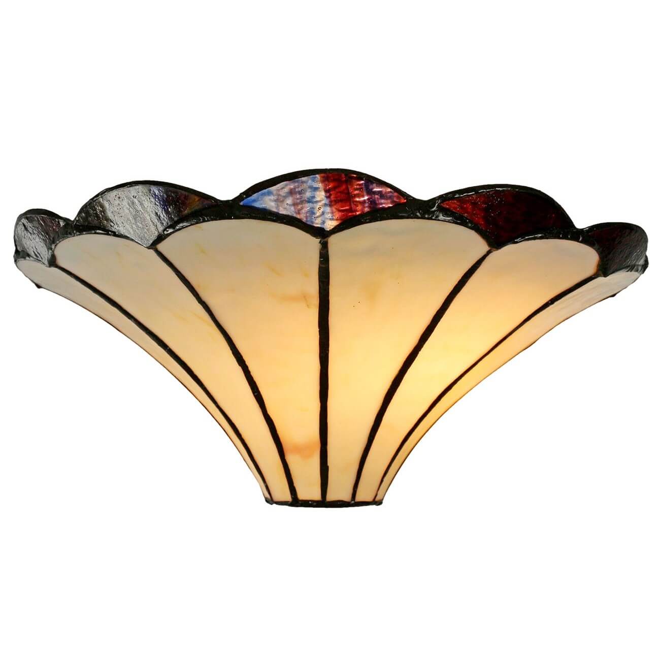 Chevron Stripes Tiffany Stained Glass Wall Lamp