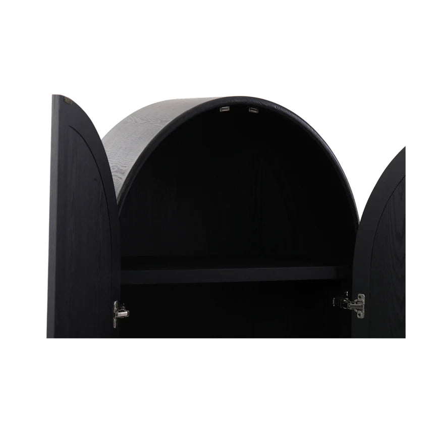 Chic Charisma Curve Cabinet - Black