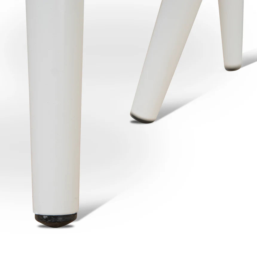 Chic Functionality White Side Tables - Set of 2