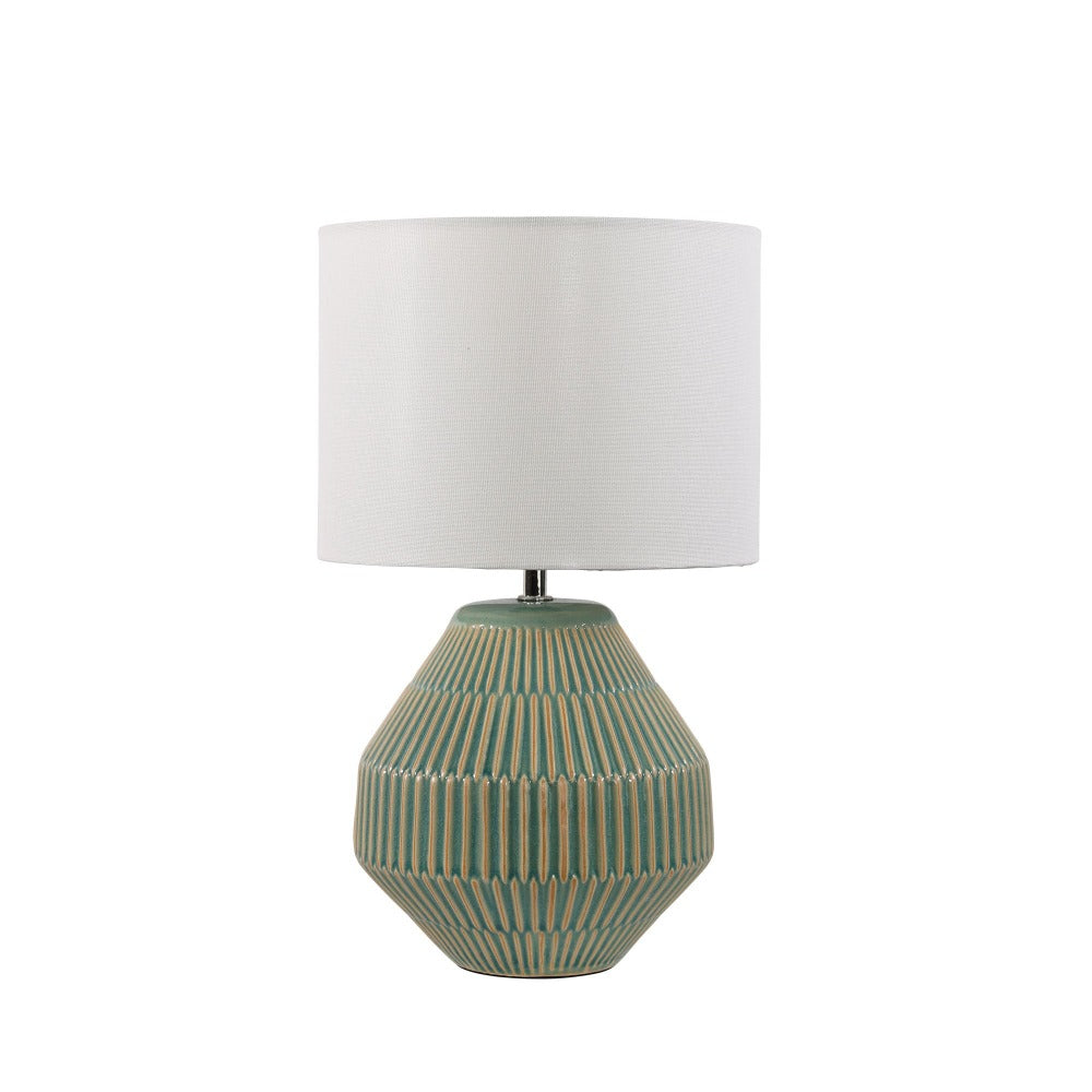 Chic Textured Ceramic Table Lamp