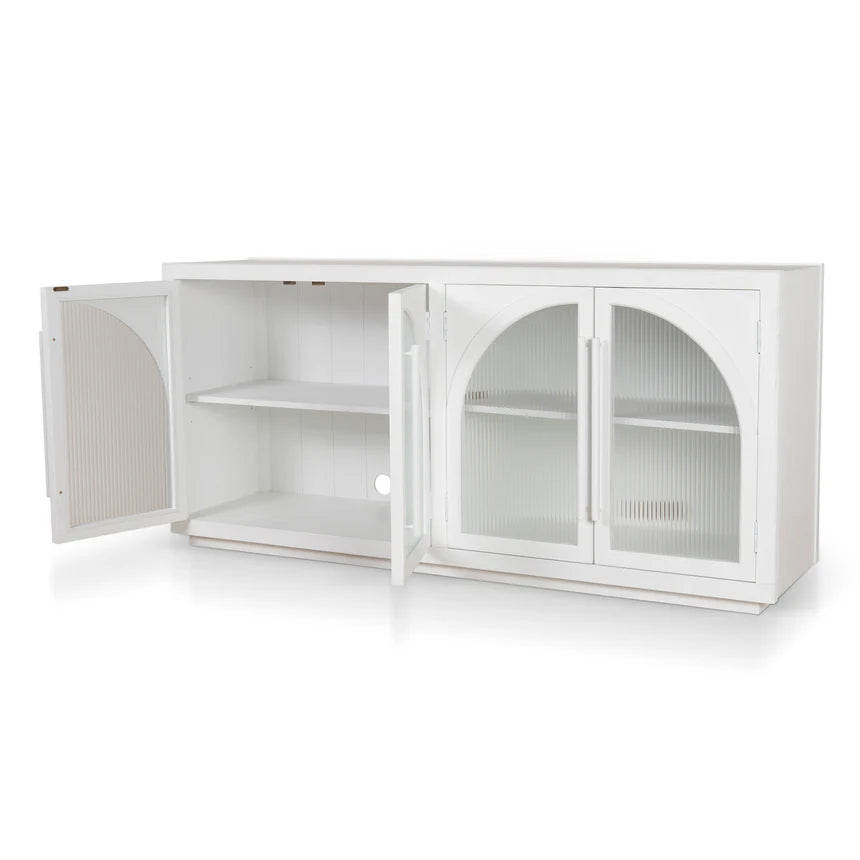 Chic Versatility White Sideboard Unit - White - 178cms