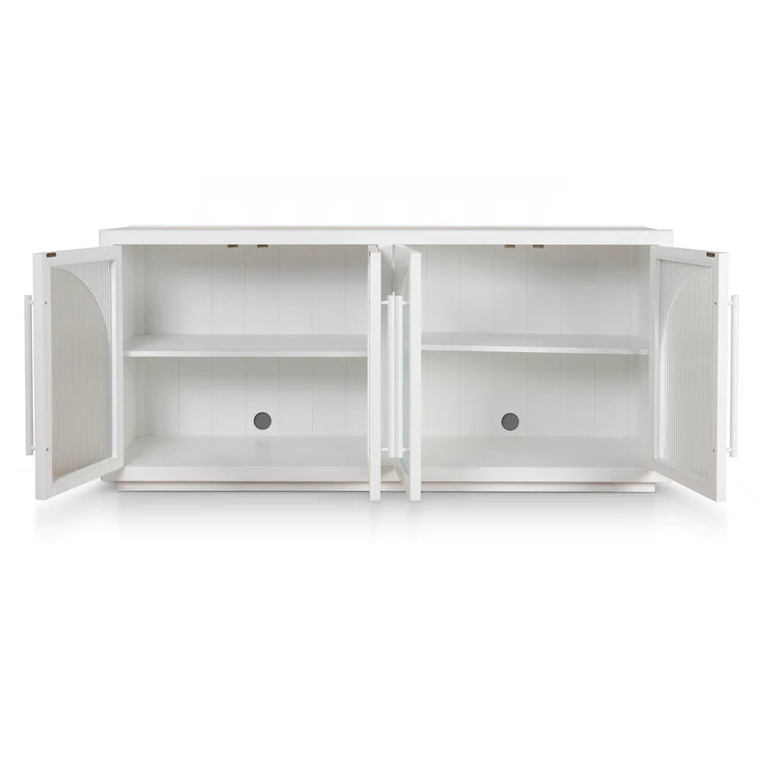 Chic Versatility White Sideboard Unit - White - 178cms