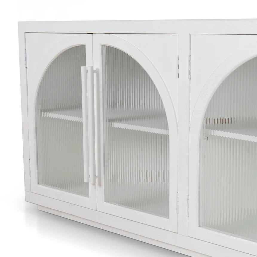 Chic Versatility White Sideboard Unit - White - 178cms