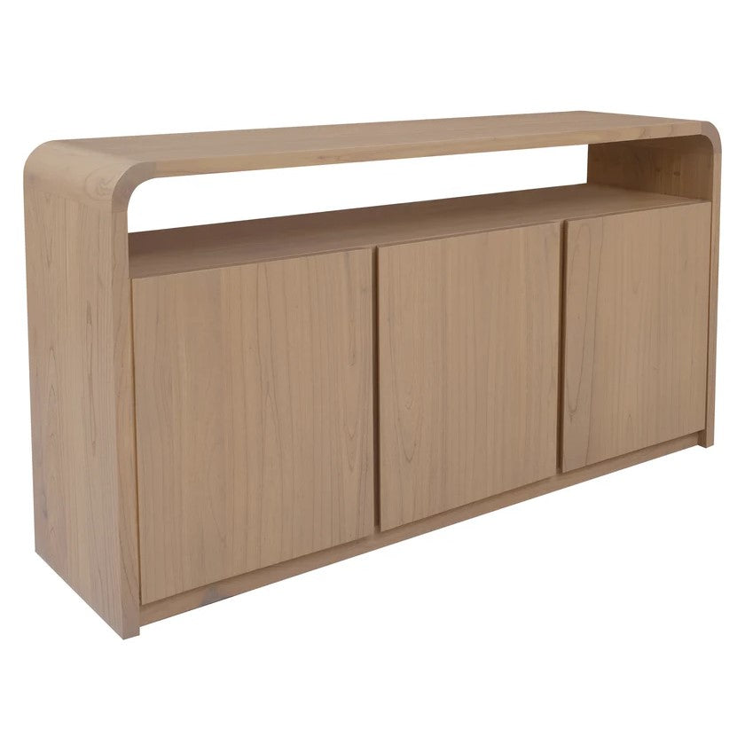 Tasmania 3 Door 3 Drawer Buffet - White Caramel