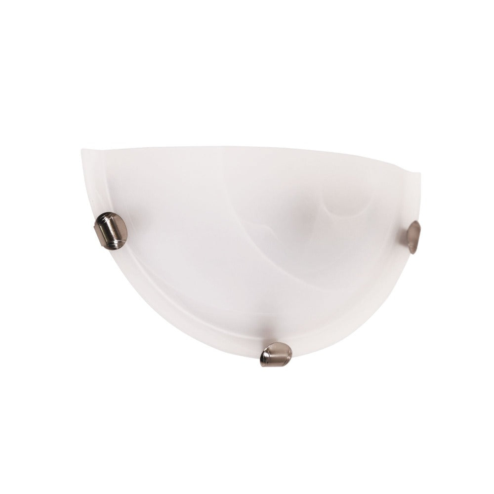 Classic Alabaster Glass Semi-Circle Light (Available in 3 Colors)