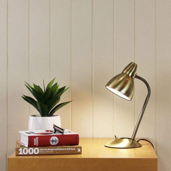 Classic Antique Gooseneck Task Lamp (Available in 4 Colors)