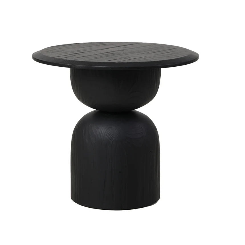 Classic Appeal Round Side Table 45cms - Black