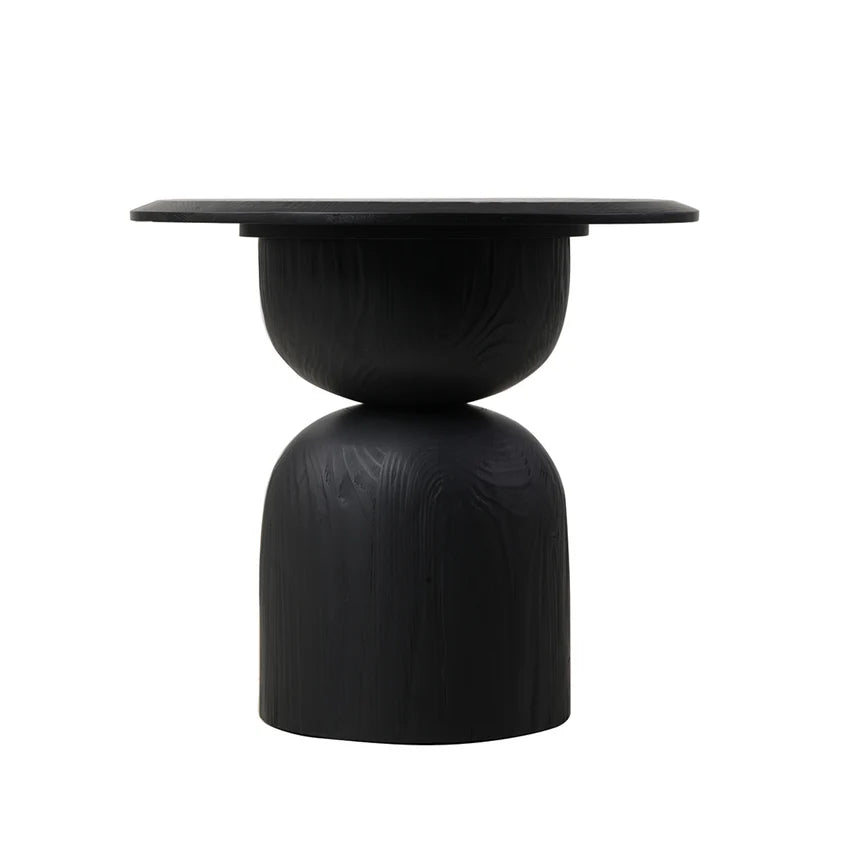 Classic Appeal Round Side Table 45cms - Black