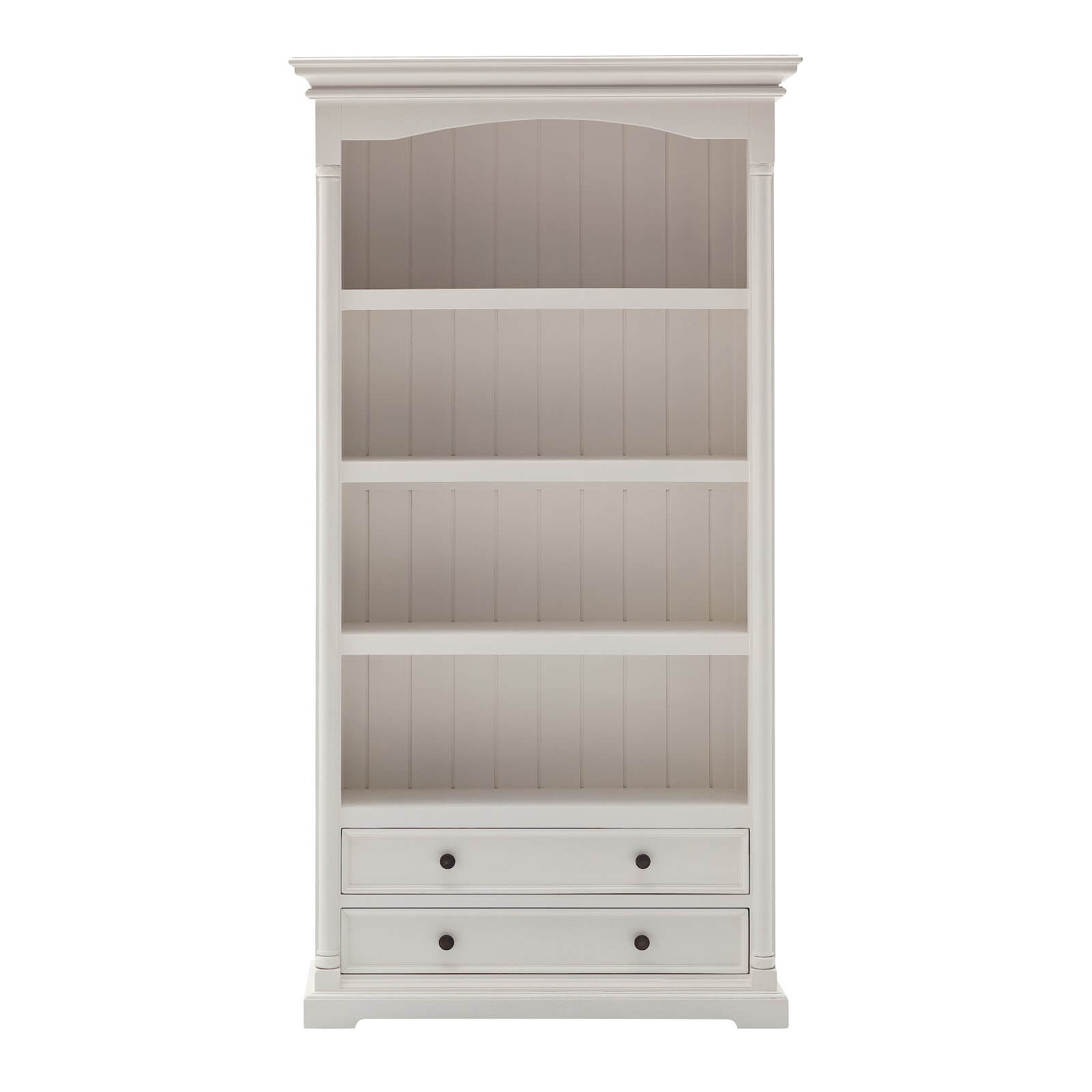 Classic Arch Hutch Cabinet 2 Drawers 4 Shelves