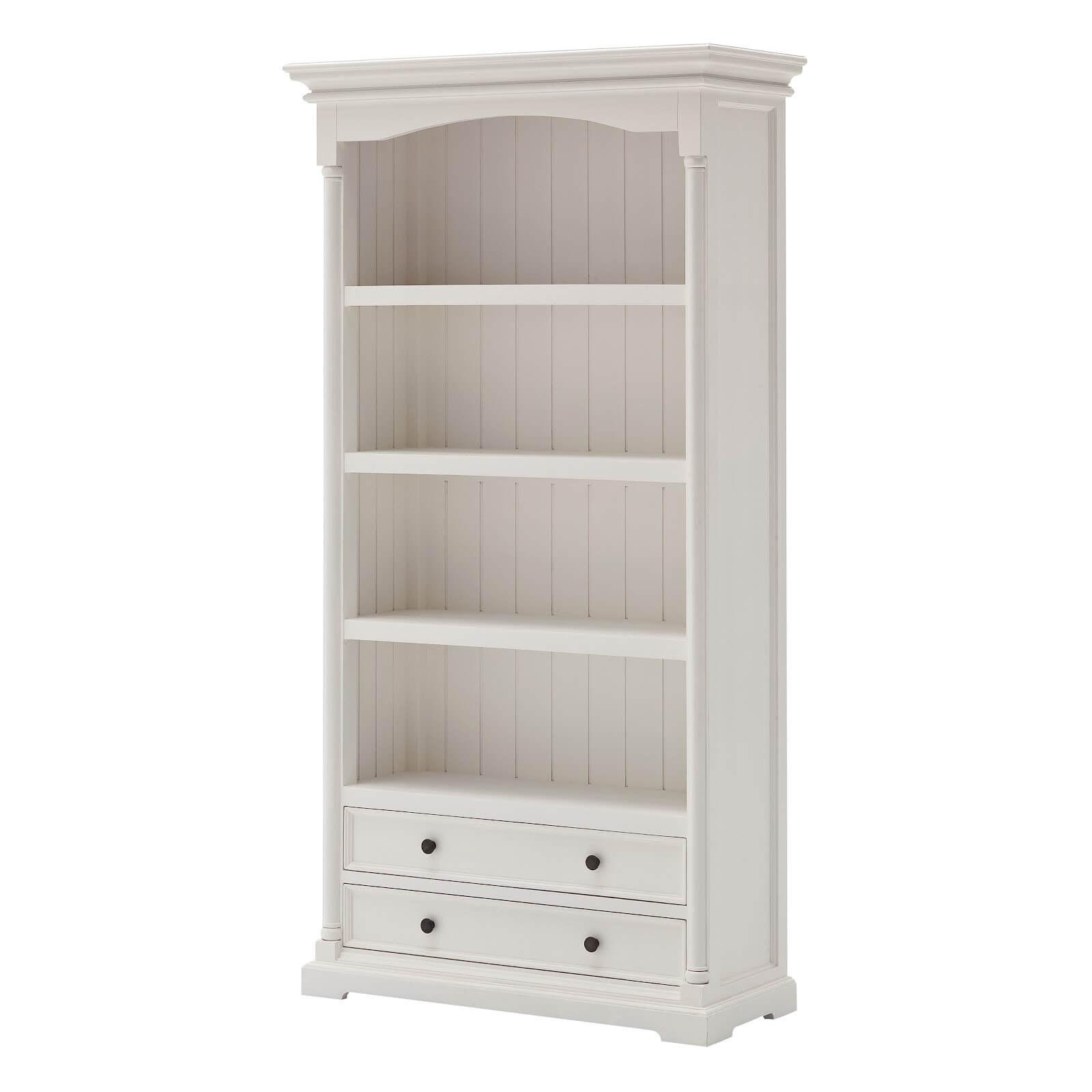 Classic Arch Hutch Cabinet 2 Drawers 4 Shelves