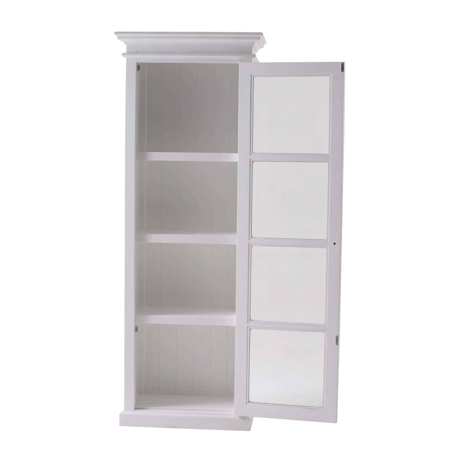 Classic Cabinet 1 Glass Door 4 Shelves