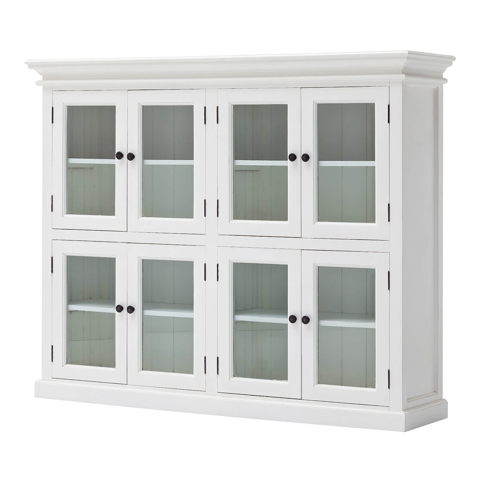 Classic Cabinet 8 Glass Doors 8 Shelves