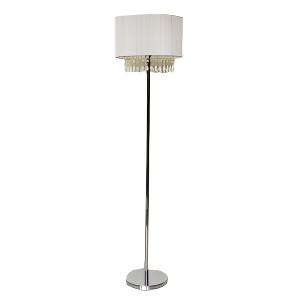 Classic Chandelier Floor Lamp - White