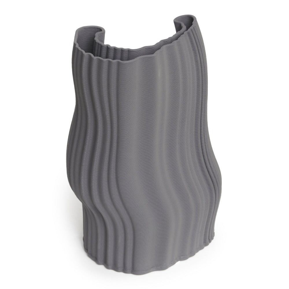 Classic Charm Ceramic Vase  30cms - Charcoal