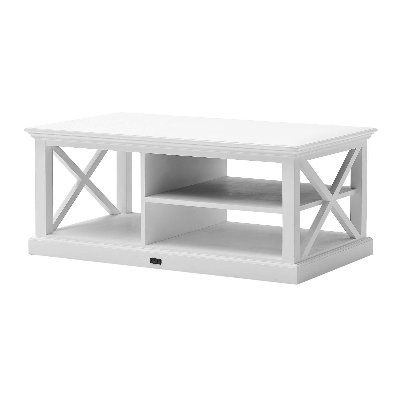 Classic Coffee Table With 3 Shelves