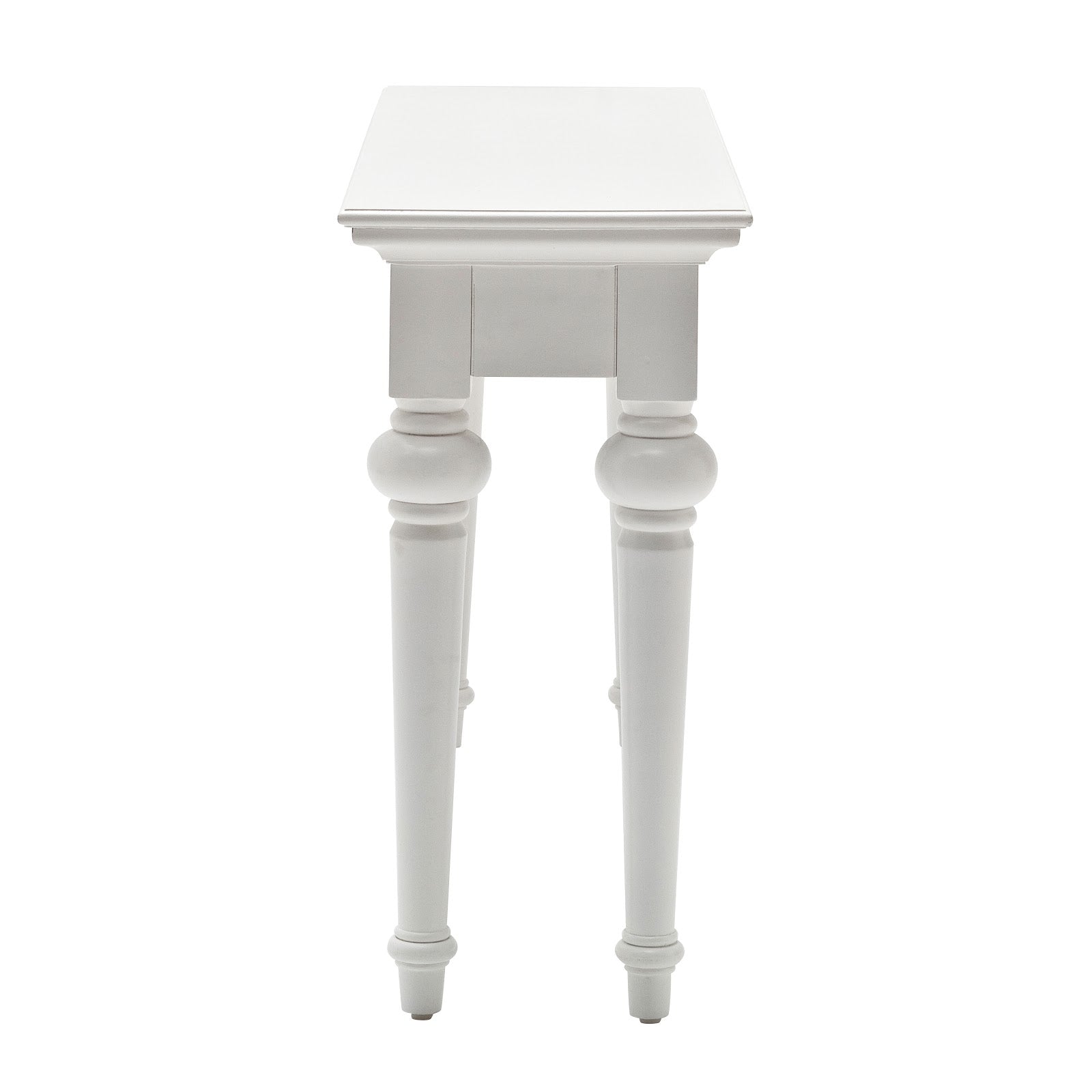 Classic Console Table 2 Drawers White