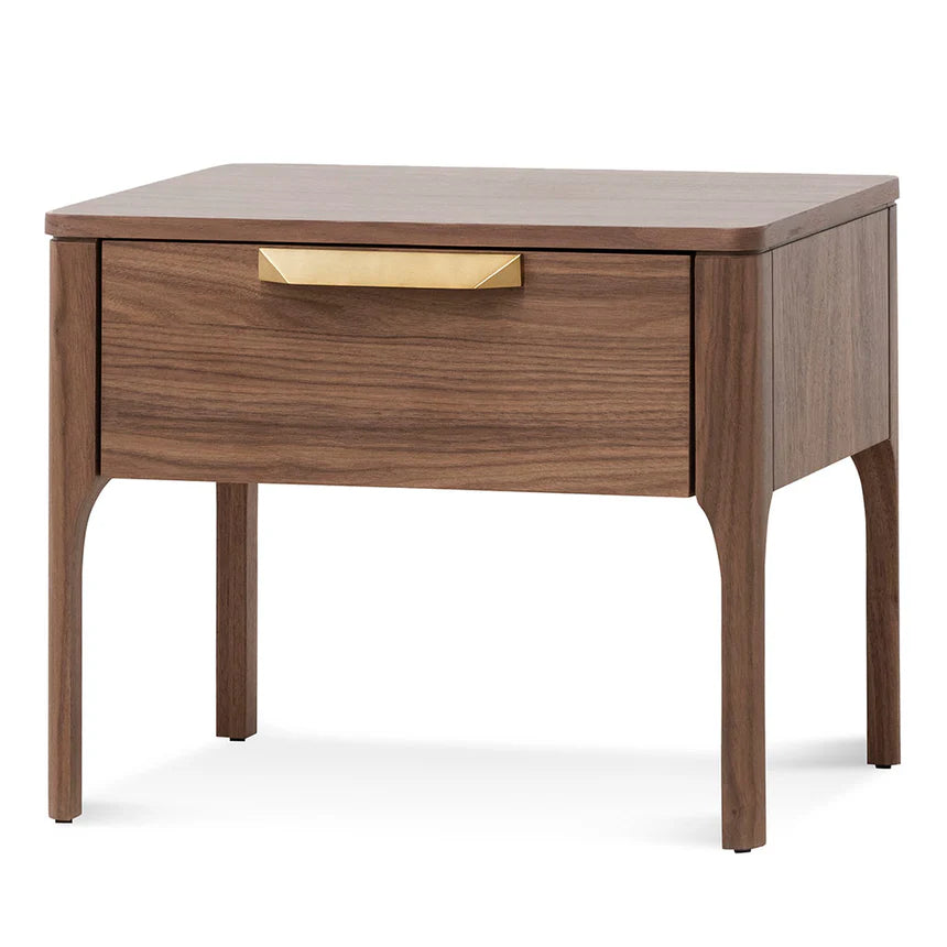 Classic Design Bedside Table 55cms - Walnut