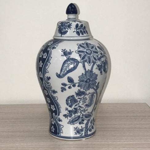 Classic Ming-Inspired Ginger Jar - 32cms