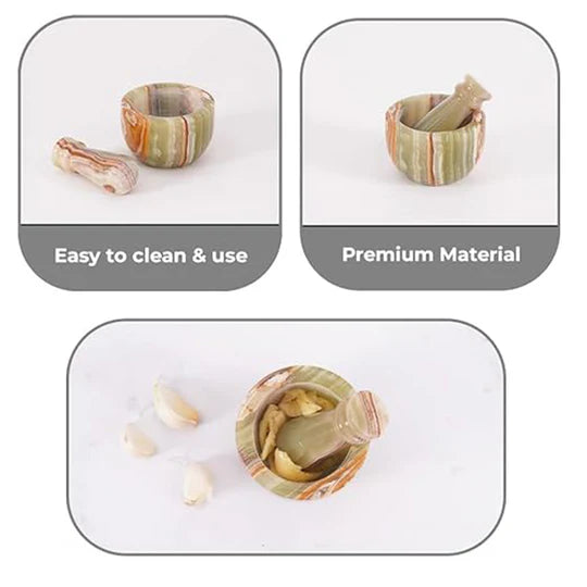 Classic Mini Mortar & Pestle Set - Green