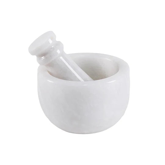 Classic Mini Mortar & Pestle Set - White