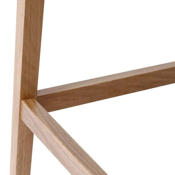 Classic Natural Wooden High Stool (Available in 2 Sizes)