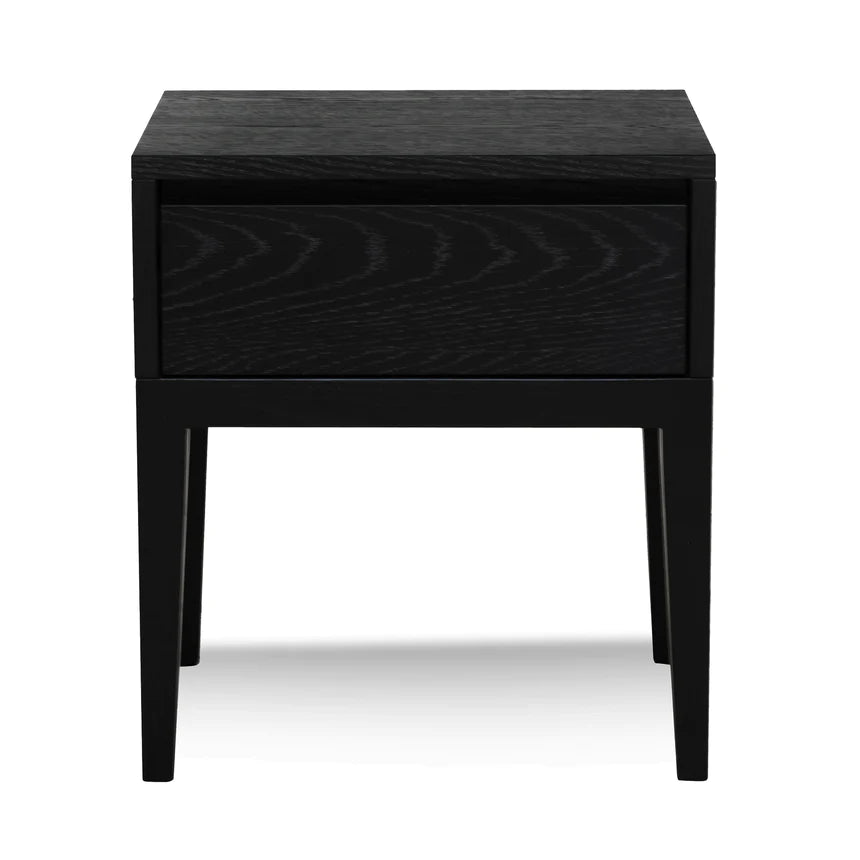 Classic Night Bedside Table - Black