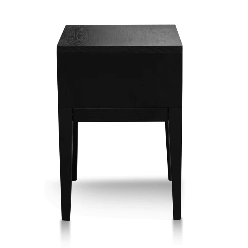 Classic Night Bedside Table - Black