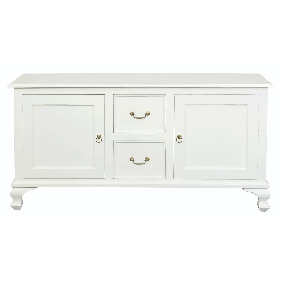 Classic Parisian 2 Door 2 Drawer Buffet - White